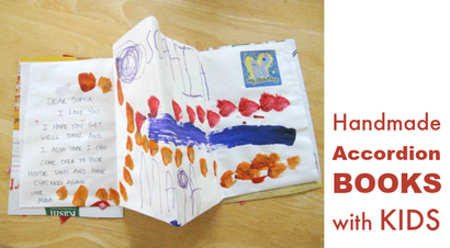 Accordéon à la main Livres - Comment faire simple Livres avec les enfants Art
