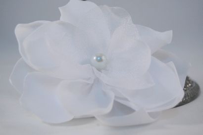 accessoires cheveux fleur en tissu à la main - ornements à porter