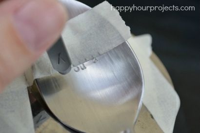 Hand Stamped Löffel - Happy Hour Projekte