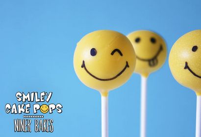 Glückliche Gesichter garantiert! Wie man Smiley-Kuchen-Pop, niner backt machen