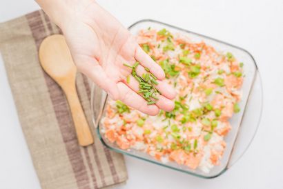 Haschee Casserole Rezept (mit Süßkartoffeln!)