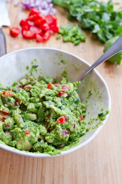 Santé Guacamole aux pois congelés