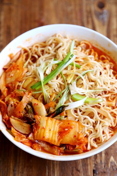 Santé maison Kimchi Ramen - Pâtes alimentaires, Recettes - Nourriture divine santé