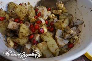 Santé Kachalu Aloo chat, Yam Potato chat - Le ingrédient secret