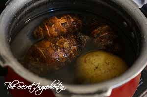 Santé Kachalu Aloo chat, Yam Potato chat - Le ingrédient secret