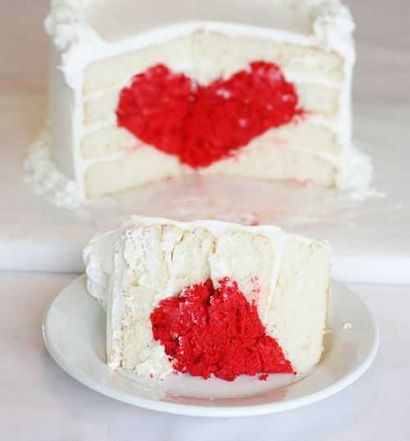 Coeur gâteau Tutoriel surprise à l'intérieur gâteau - je suis boulanger