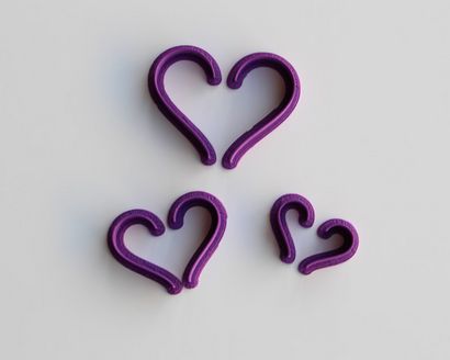 Coeur Objet ou sujet détouré Gâteau (Saint Valentin) Coeur Objet ou sujet détouré Gâteau