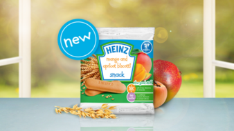 Heinz gouttes réclamation saine des aliments pour bébés sucrés