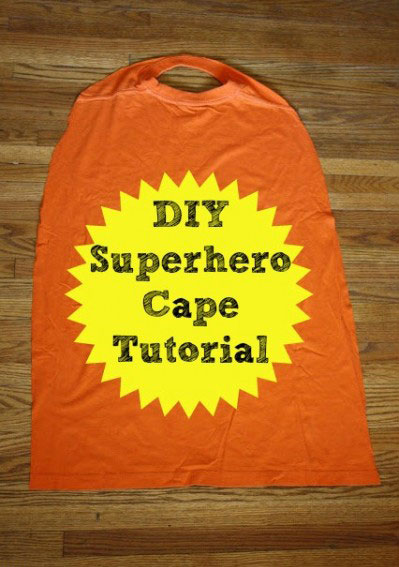 Bonjour, Magnifique - 8 FACILE Bricolage SUPERHERO CAPES (comment faire une cape de super-héros) Bonjour, merveilleux - 8 FACILE Bricolage Superhero CAPES