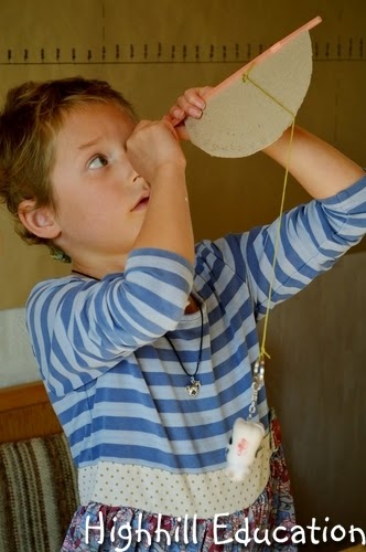 Highhill Homeschool Latitude Aktivitäten für Kinder - Machen Sie einen Astrolabe