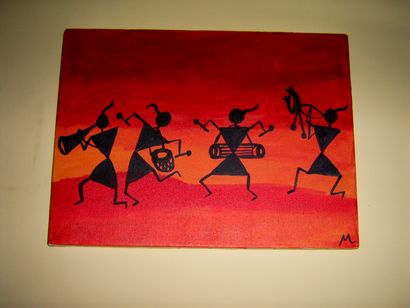 Ateliers loisirs à Bangalore La Warli Peinture Art et ses figures de base et des modèles