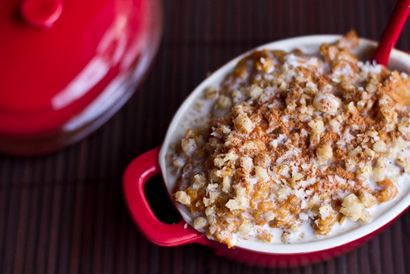 Vacances Petit-déjeuner Dans une carotte Jiffy Gâteau flocons d'avoine - Oh, elle rougeoie