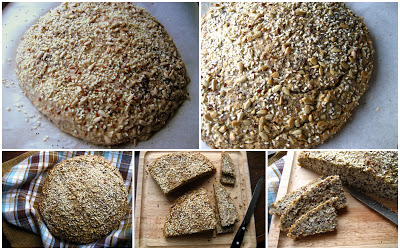 Home Cooking In Montana Flourless Brot ohne Zucker hergestellt mit Flachs, Samen und bekannt als Gut