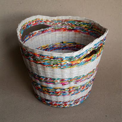 ACCUEIL DZINE Bricolages, Faites en sorte roulé paniers en osier papier (faire) ACCUEIL DZINE Bricolages, la fabrication du papier roulé des paniers en osier