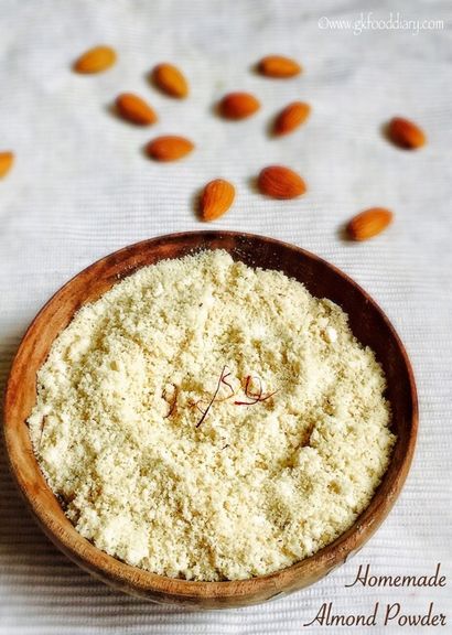 Recette maison aux amandes en poudre pour bébés, enfants en bas âge et les enfants, HomemadeBadam lait en poudre - maison