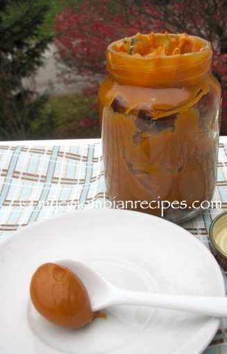 Selbst gemachter Arequipa oder Dulce de Leche, My kolumbianische Rezepte