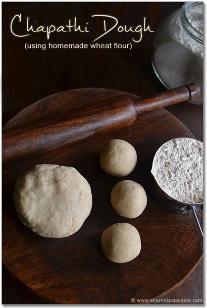 Maison chapati Flour (Atta Flour) - Comment faire de la farine de blé à la maison - Sharmis Passions