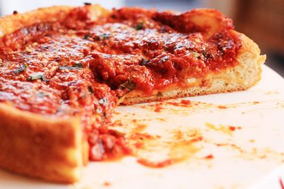 Fait maison Chicago Style Pizza deep-dish, CarnalDish
