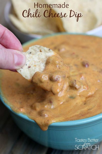 Hausgemachte Chili Cheese Dip, schmeckt besser von Grund auf neu