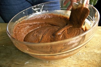 Hausgemachte Schokolade Brownies, 10 Schritt einfaches Rezept