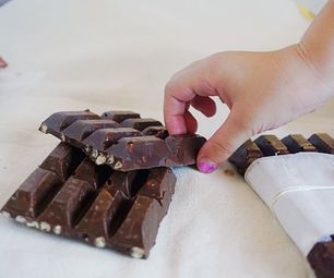 Chocolat maison en utilisant poudre de cacao 4 étapes (avec photos)