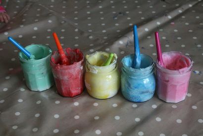 Peinture Finger comestible maison Recette - L'Arbre Imagination