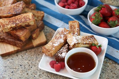 Hausgemachte Französisch Toast Sticks Rezept