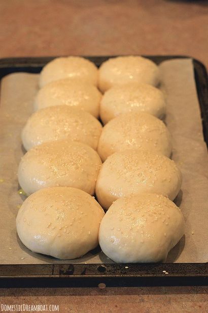 Maison Hamburger Buns - Comment faire vos propres petits pains doux et moelleux