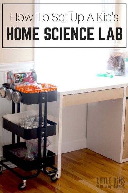 Hausgemachte Kids Science Kit für einfache Wissenschaft Aktivitäten