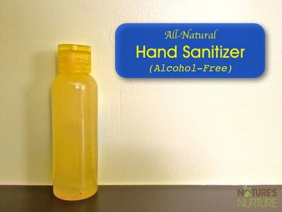 Hausgemachte Natural Hand Sanitizer (alkoholfrei)