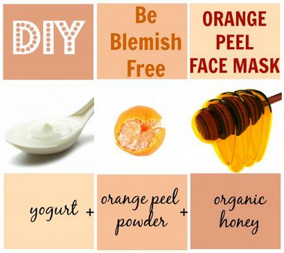 Selbst gemachte Orange Peel Gesichtsmaske Rezepte für helle Haut, Bellatory