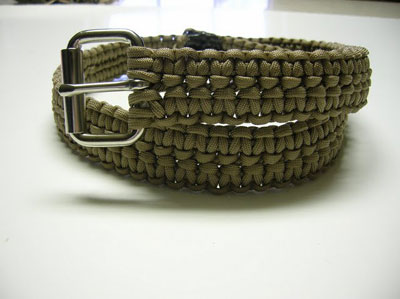 Maison Paracord ceinture (maison Paracord ceinture) Ceinture maison Paracord