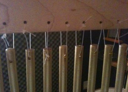 Selbst gemachtes Percussion Chimes und Temple Blocks - katz Blog