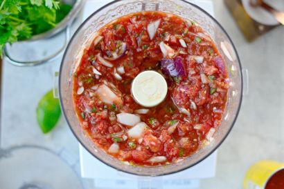 Selbst gemachte Salsa - Einfach Scratch