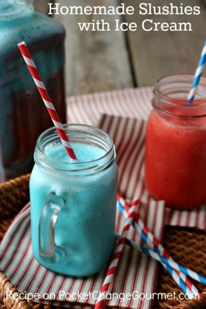 Selbst gemachte Slushies mit Ice Cream - Pocket Change Gourmet