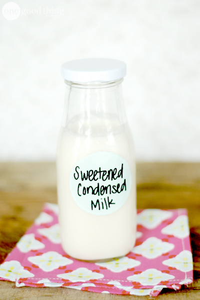 Le lait condensé sucré maison - Une bonne chose par Jillee
