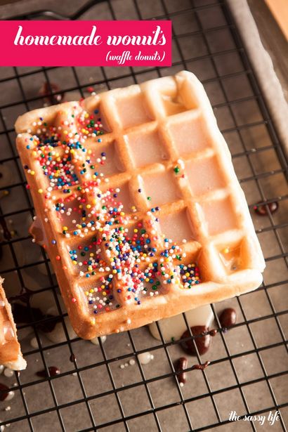 Selbst gemachter Wonuts (Waffel Donuts) - thesassylife