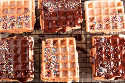 Selbst gemachter Wonuts (Waffel Donuts) - thesassylife