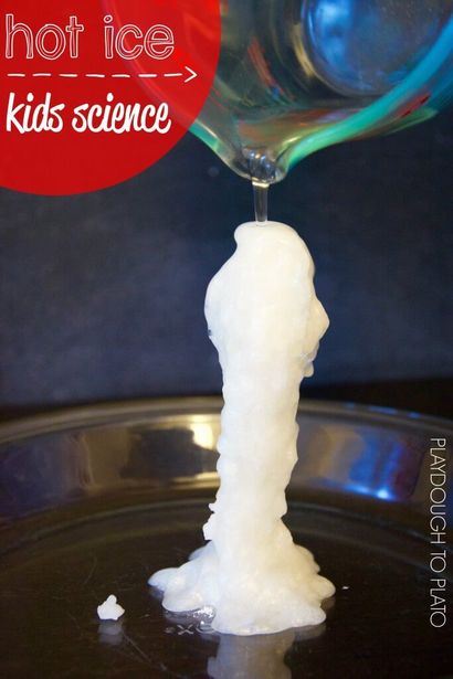 Sciences Hot Ice Expérience - Playdough Platon