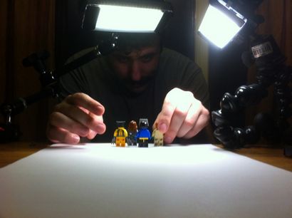 Wie 10, jubelten 000 Fans auf einem Daft Punk Lego-Set