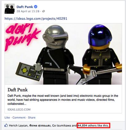 Comment 10 000 fans applaudissaient sur un ensemble Daft Punk Lego