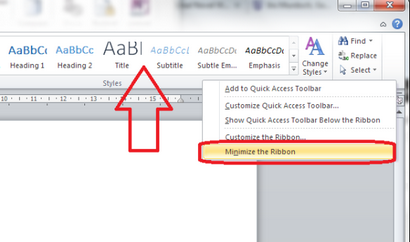 Wie blende ich die Symbolleisten und Menüleisten in Word 2007, 2010 und 2013 und andere MS Office