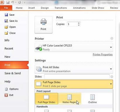 Comment puis-je imprimer seulement les notes dans Powerpoint 2010 - Résoudre votre Tech