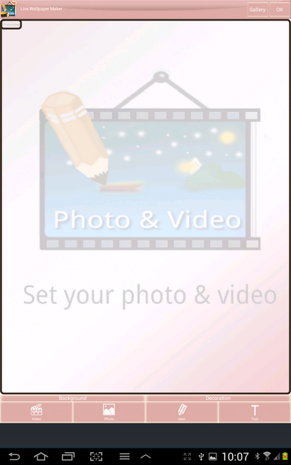 Comment puis-je configurer mon propre clip vidéo comme fond d'écran en direct sur une tablette Android Android - tablettes Android