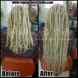 Wie befestige Sie Dreadlock-Erweiterungen, Dreadlocks und Alternative Frisuren, Raging Roots Studio