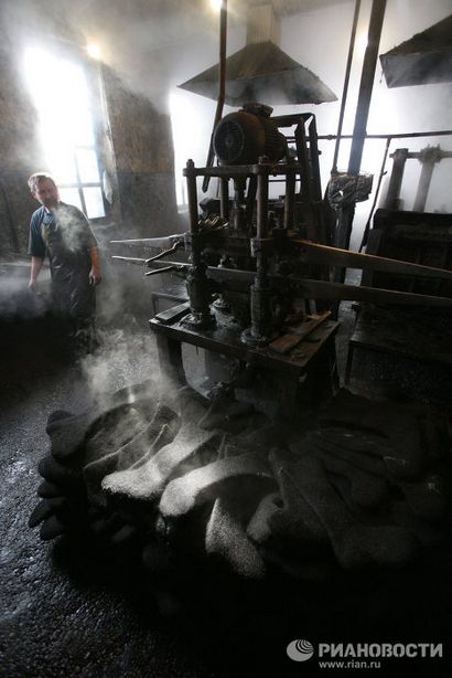 Comment valenki russe des bottes de feutre sont faites - Spoutnik International (valenki) Comment la Russie valenki bottes de feutre sont faites - Spoutnik internationale
