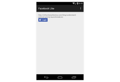 Comment ajouter un bouton natif Facebook Like à votre application Android en utilisant SDK Facebook pour Android v4