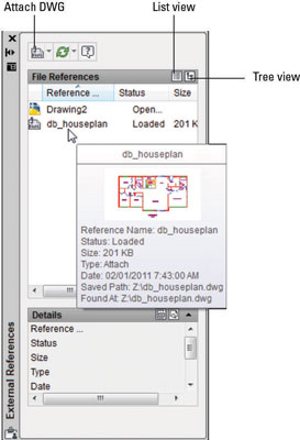 Comment attacher un dessin de référence externe dans AutoCAD 2014
