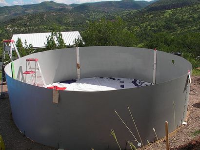 Comment construire un réservoir de 6000 gallons d'eau 11 étapes (avec photos)