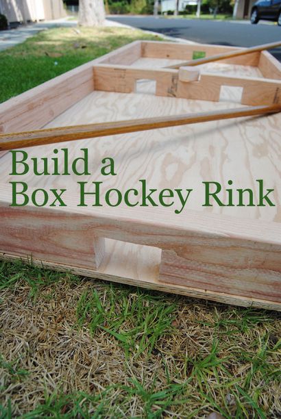 Comment construire une boîte de hockey sur glace
